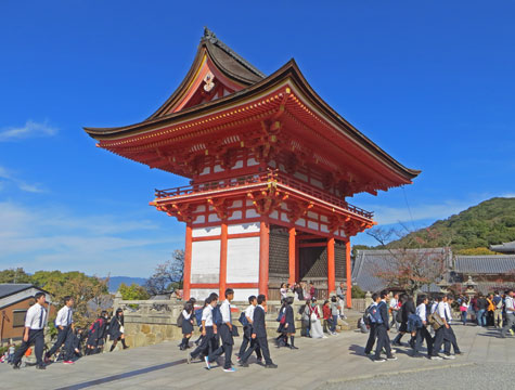 Deva Gate in Kyoto Japan